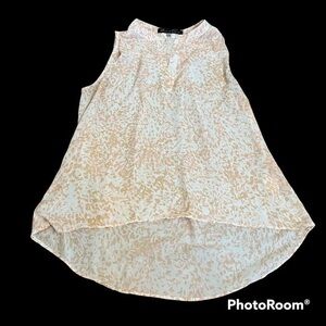 Rose & Olive sheer pattern blouse dress shirt